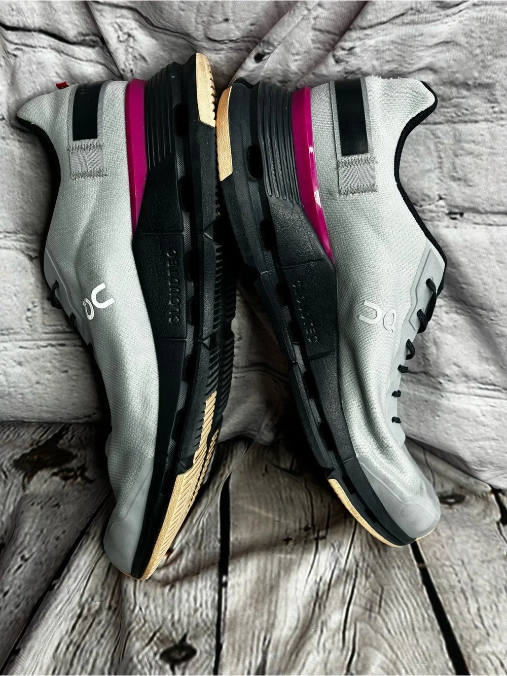On Cloud Cloudnova Form Glacier (cool Gray) Aurora‎ Running Shoes Women’s Sz 11